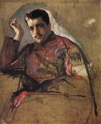 Valentin Serov Portrait of Sergei Diaghilev Sweden oil painting artist